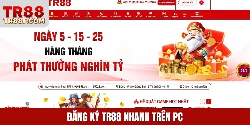 Đăng Ký Tr88 - Cách Tạo Tài Khoản An Toàn Qua PC Và Di Động - WINLUMO99.LOL