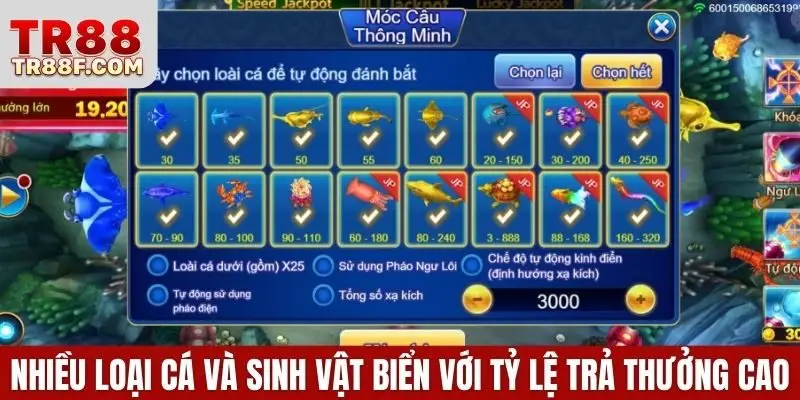 Bắn Cá Jackpot TR88 - Săn Cá Đổi Thưởng Jackpot Cực Lớn - WINLUMO99.LOL